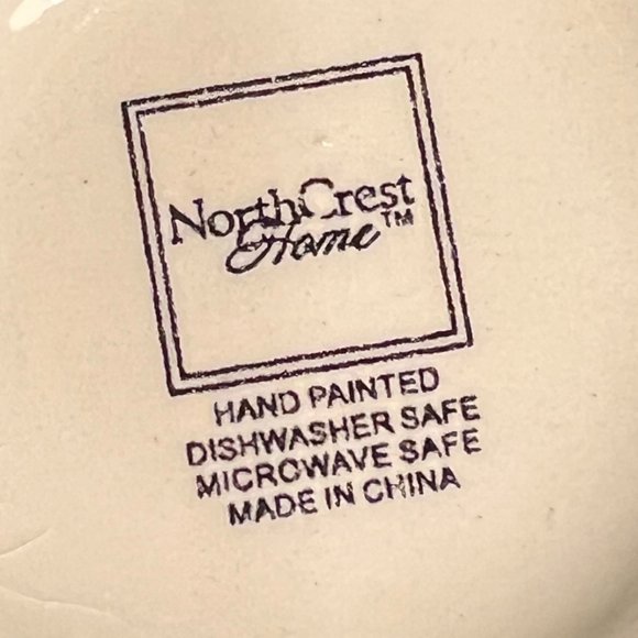 Set of 2 Hand Painted Snowman Sledding  Ceramic Mugs by NorthCrest Home - Picture 7 of 7